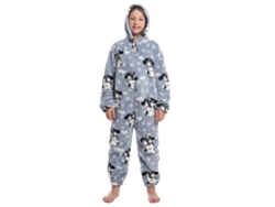 Pijama Enterizo De Felpa Para Niños Con Capucha Y Cierre De Cremallera Para Invierno Y Otoño, Talla 140.