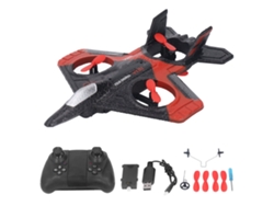 Dron V25 Con Fotografía Aérea 4k, Control Remoto, Juguete Para Niños De 14 Años En Adelante, Rojo, 1 Batería