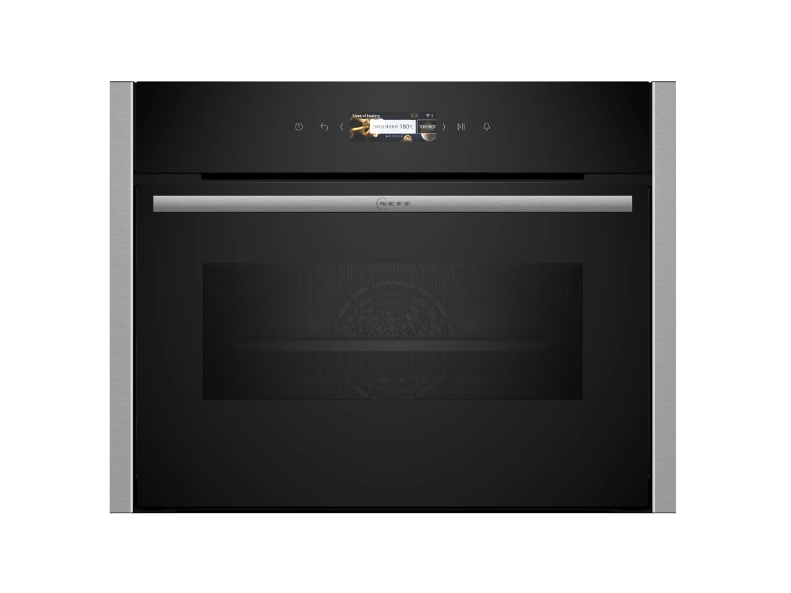 Horno combinado mo integrado 45 negro C24MR21N0 - NEFF