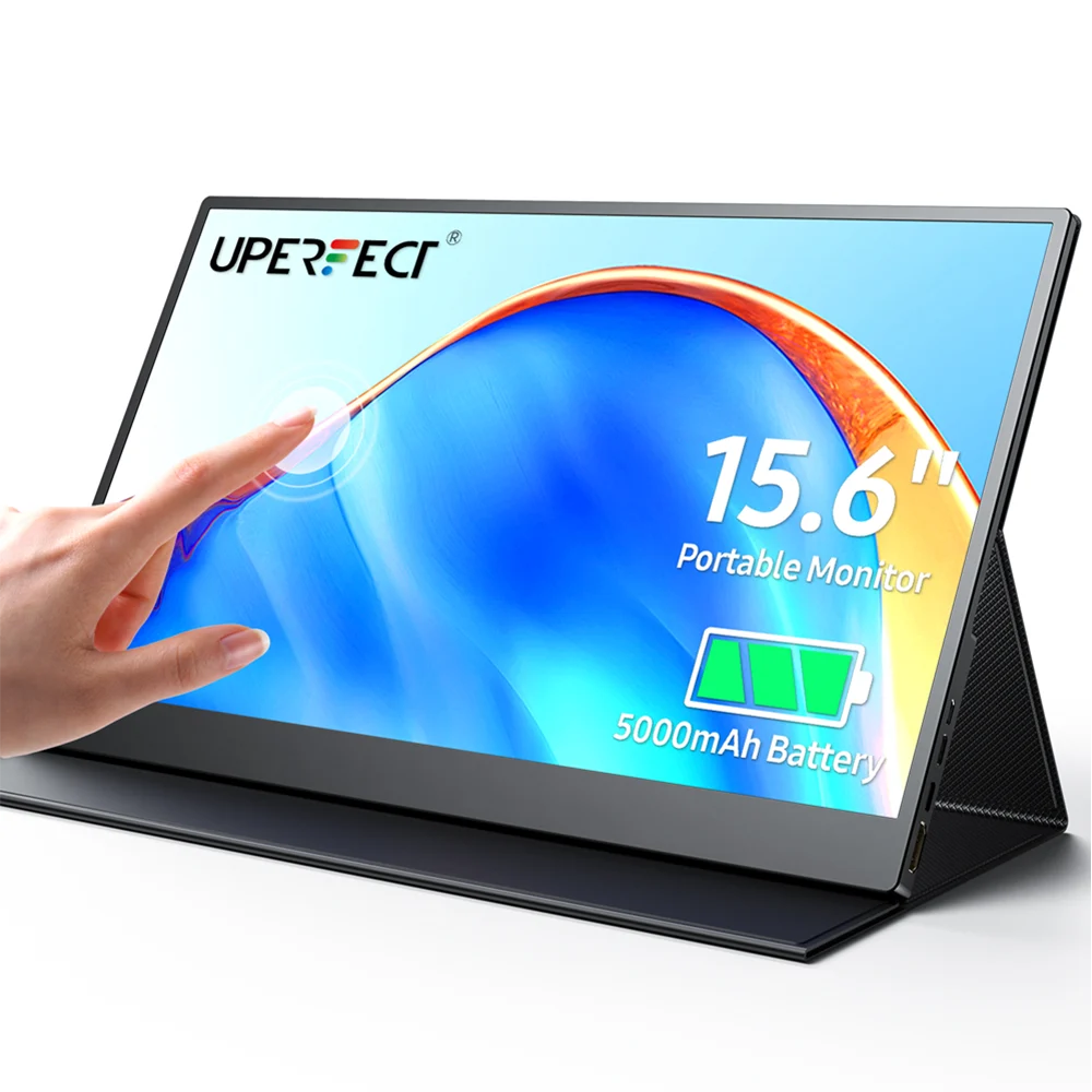 Monitor Portátil Uperfect Pantalla Táctil Batería Recargable De 5000mah (15,6 Ips Hdr Fhd 1080p)