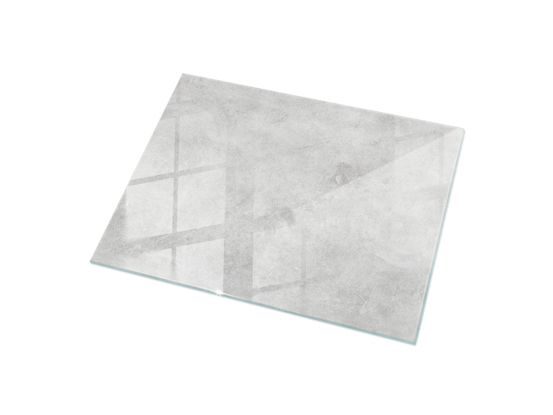 Tapa De Mesa Rectangular Espelharte (120x80 Cm - Textura De Hormigón Con Arañazos - Gris)