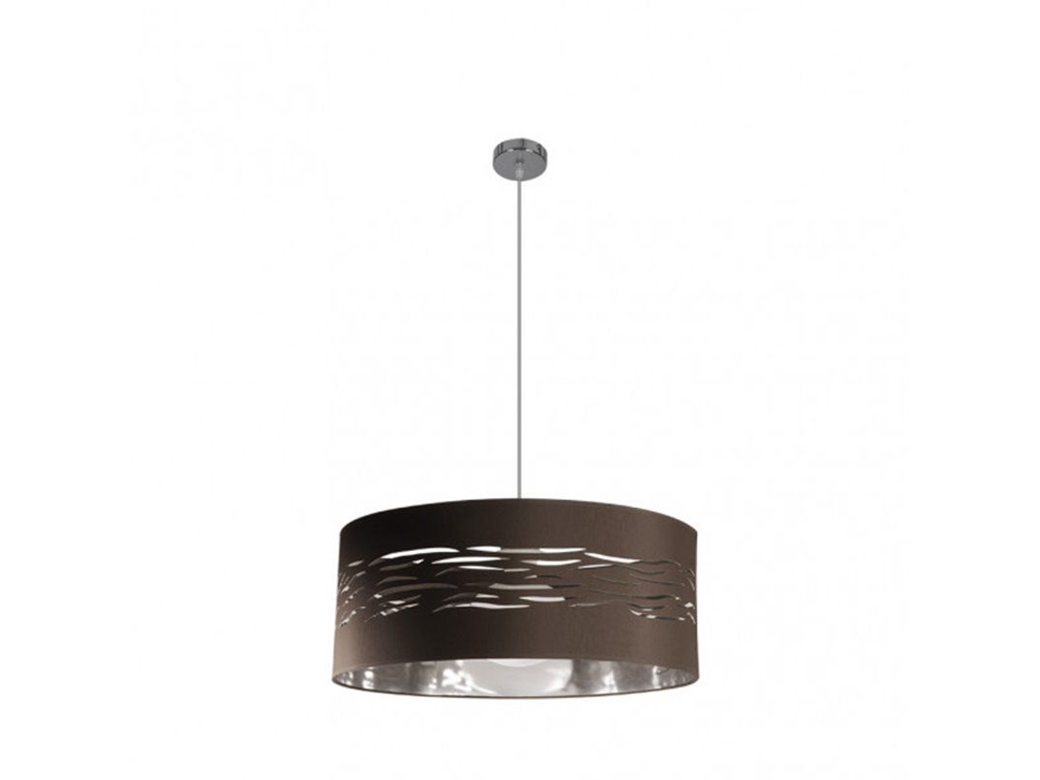 Fab 157795079 | Lámpara colgante Fog 1xe27 Cromo/Marrón Plata Regx50x50 Cm Fabrilamp