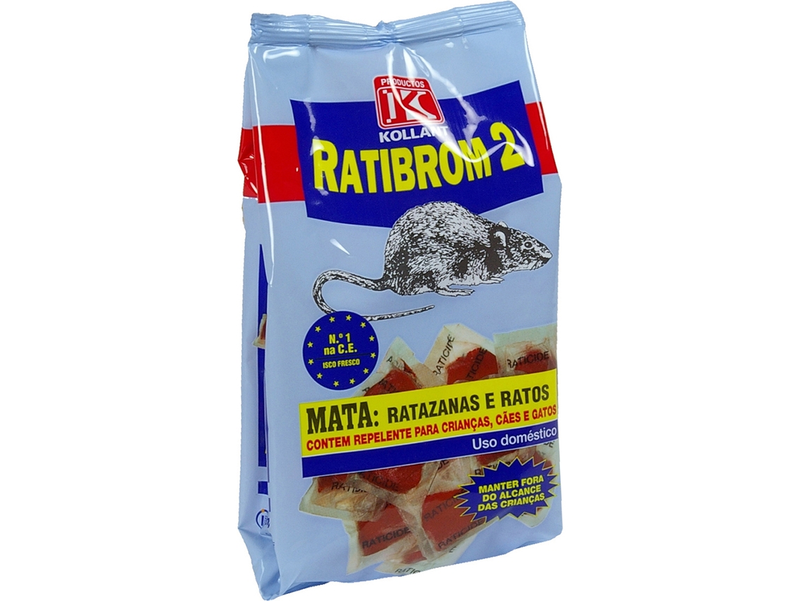 Raticida RATIBROM 2 Pastas (150 g)