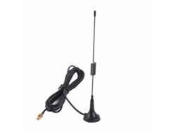 Antena Móvil Para Vehículos De Alta Ganancia De 433 Mhz Con Base Magnética Y Conector Sma Hembra.