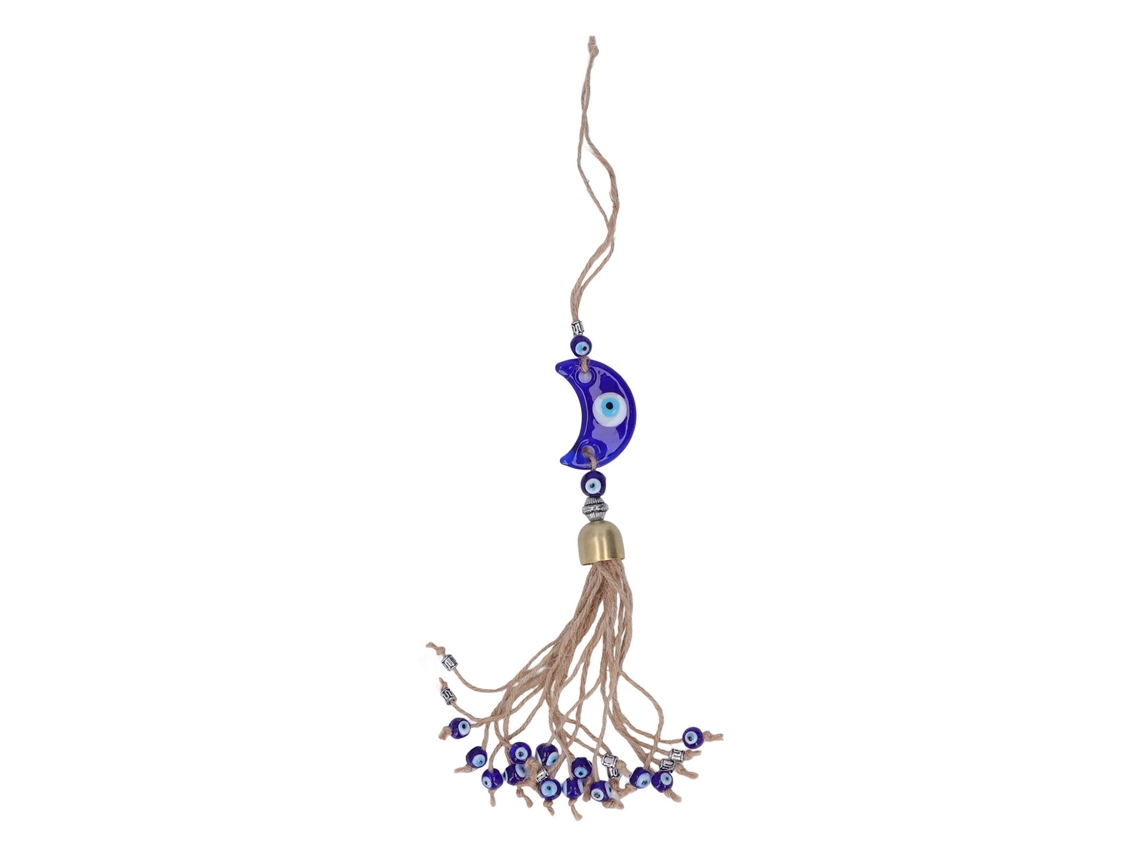 Colgante De Ojo Turco Con Flecos Azules, Amuleto Decorativo De La Suerte Para El Hogar, El Coche, El Jardín Y La Oficina.