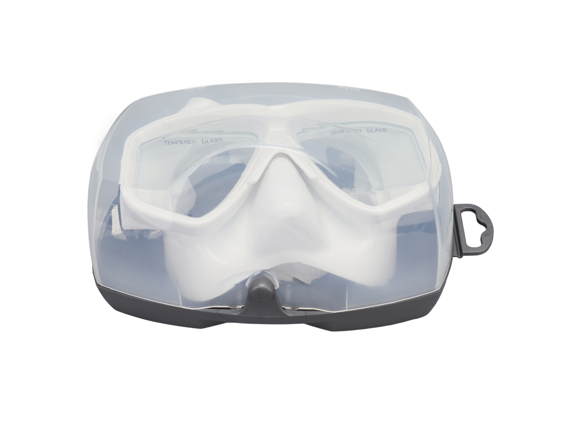 Gafas De Buceo De Silicona A Prueba De Fugas Con Cristal Templado Para Adultos Y Adolescentes - Esnórquel Y Natación