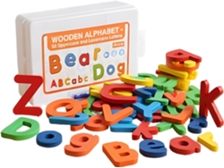 Juego De Emparejar Letras: Juguetes Aprendizaje Del Alfabeto 52 Piezas,