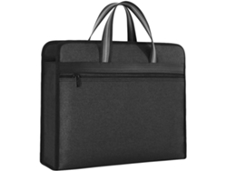 Bolsa Para Documentos Ciieeo Em Lona Com Design Multicamadas E Zíper Seguro.