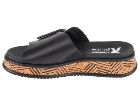 Sandalias de Mujer RIEKER Piel Negro (39)