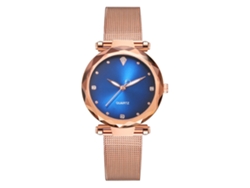 Reloj De Pulsera Analógico Para Mujer Con Esfera Redonda Y Correa De Aleación (rojo)