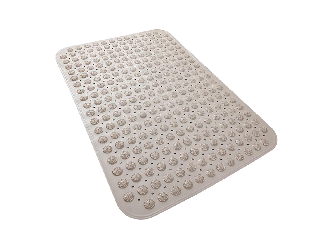 Alfombra De Baño Antideslizante Para El Hogar Con Ventosa Fuerte Para Ducha Y Masaje De Pies (caqui/46x77cm) Digitallab