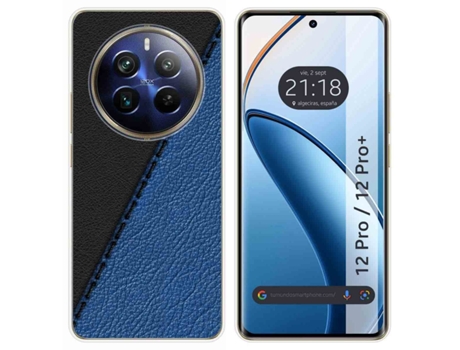 Funda Diseño Cuero para Realme 12 Pro 5G / 12 Pro Plus 5G TUMUNDOSMARTPHONE Multicolor