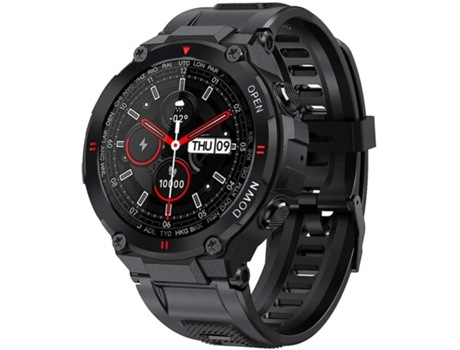 Chronus Connected Reloj Hombre Pulsera Conectada Impermeable Ip67 Cardio Podómetronegro BISBISOUS