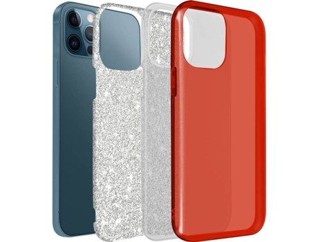 Funda iPhone 12 Pro Max AVIZAR Brillante Rojo
