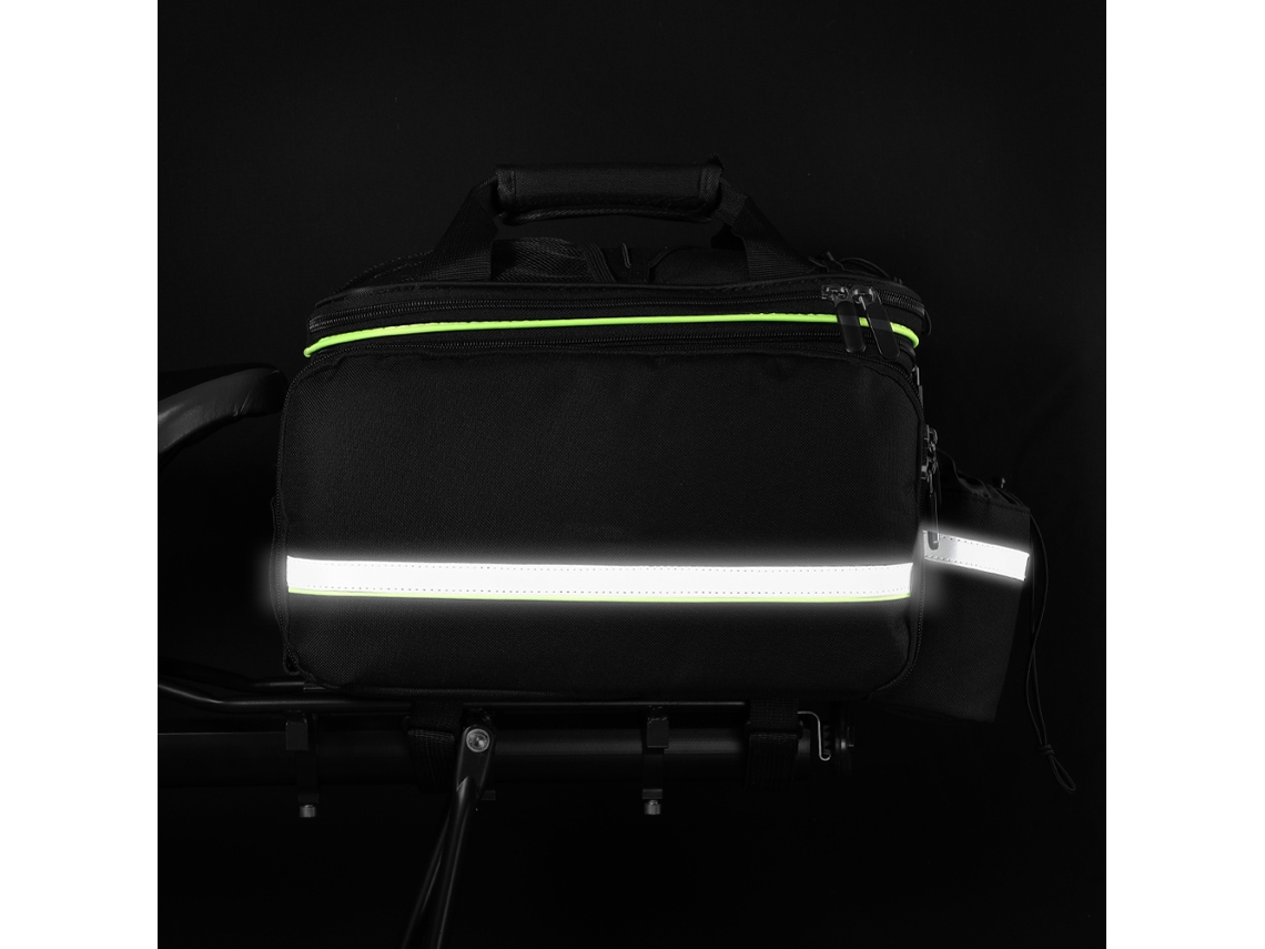 Bolsa Trasera Para Bicicleta De Carretera De Alta Capacidad West Biking Con Tiras Reflectantes.