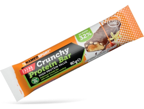 Barrita Proteína NAMEDSPORT Crunchy Proteinbar Vanilla Caramel (40g)