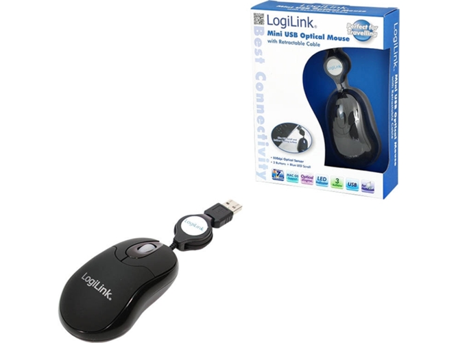 Ratón LOGILINK ID0016 (Óptico - 800 dpi)