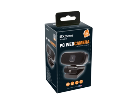 XTREME 33859 cámara web 1280 x 720 Pixeles USB Negro
