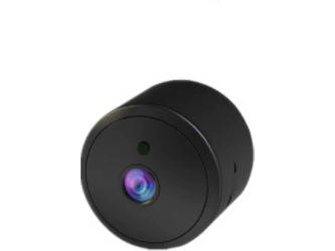 Minicámara espía infrarroja Bestvite con visión nocturna, ideal para exteriores, batería de larga duración (negra)