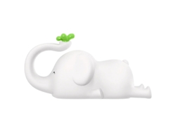 Elefante Silicone Luz Nocturna Yizhood 3 Niveles Usb Recargable Blanco