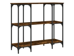Maison Exclusive - Mesa Consola Madera De Ingeniería Roble Ahumado 102x35x90 Cm