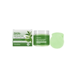 Discos de algodón exfoliantes con té verde