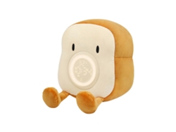 Reloj despertador de peluche con forma de tostada, reloj digital LED creativo para niños, mesa electrónica con función de vibración. GOKOCO