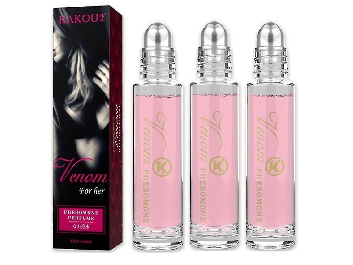 Perfume Íntimo Con Feromonas Sexuales, 3 Unidades, Roll-on De 10 Ml Para Hombres Y Mujeres.