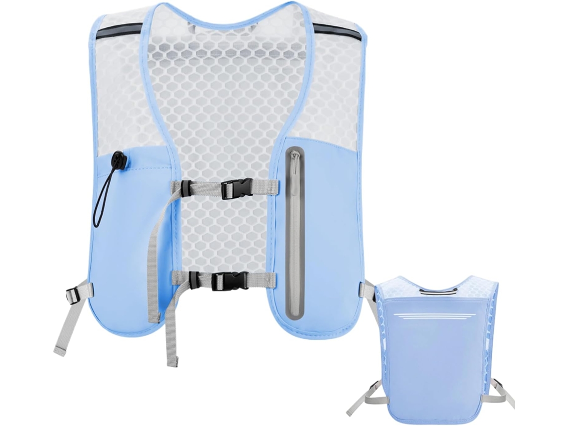 Chaleco de hidratación para mujer, ajustable para correr | Mochila ligera de pecho Gokoco