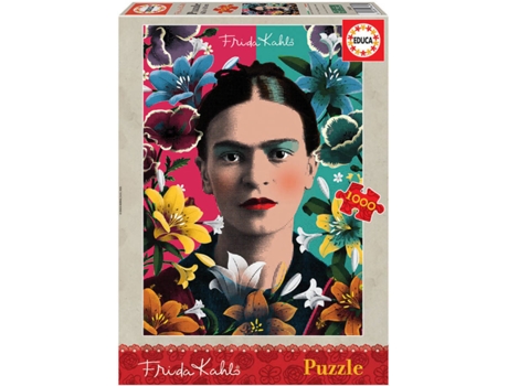 Puzzle EDUCA 1000 Frida Kahlo (Edad Mínima: 12 Años - 1000 Piezas)