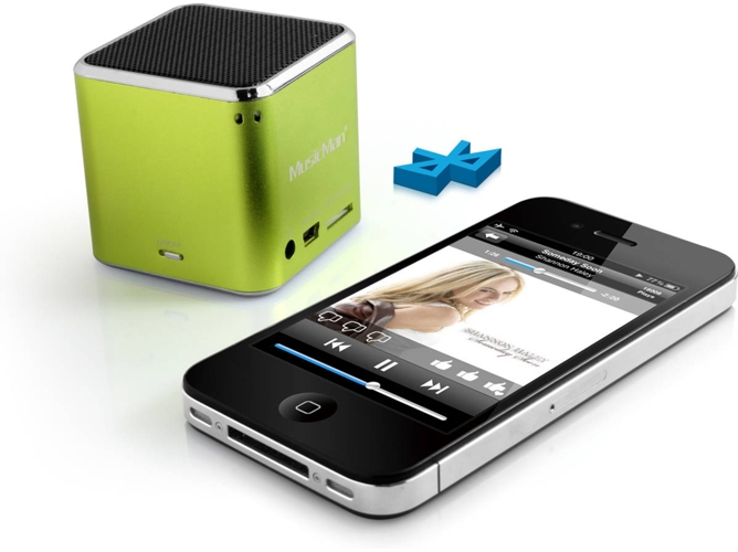 Altavoz Bluetooth TECHNAXX Musicman BT-X2 Mini Verde