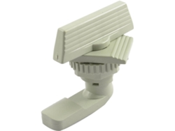 Herraje Puerta Armario Seguridad, Cerradura Pomo Ala Plástico, Color Beige