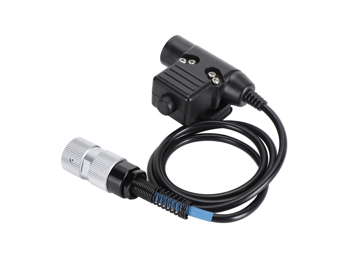 Conector De Auriculares Pulsador Para Hablar De 6 Pines Para Adaptador De Radio Portátil Prc 152 Prc 148