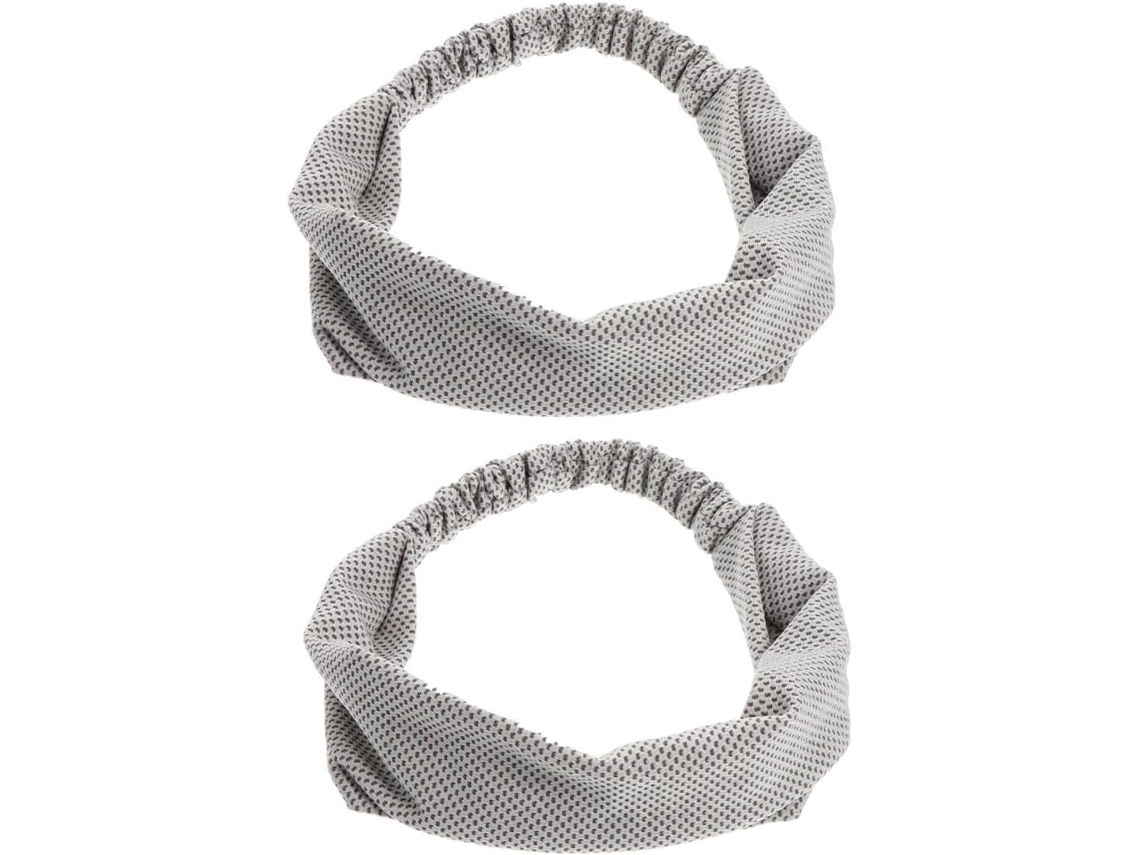 Dos diademas elásticas para fitness, resistentes al sudor, ideales para deportes en interiores y exteriores Slowmoose