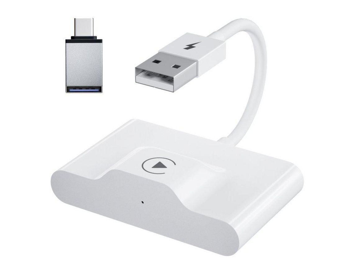Adaptador Inalámbrico Carplay Para Iphone. Solución Plug-and-play Para El Coche. Wi-fi De 5 Ghz, Bluetooth Y Puerto Usb Para Portátiles, Tel