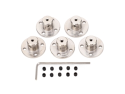 5 Conectores De Acoplamiento De Brida De Acero De 45 Mm Y 2 Mm Para Motores De Modelos Rc De Bricolaje