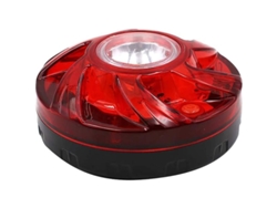 Luz De Emergencia Led Roja Para Coche Con Base Magnética Y Gancho.