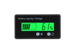Medidor De Voltaje Con Pantalla Lcd Para Batería Gy-6gs, 12-84 V, Con Función De Alarma Luminosa (luz Verde)