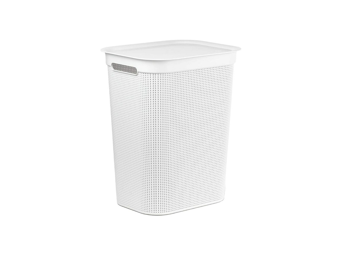 Cesto para la Ropa ROTHO Brisen (Blanco - Plástico - 50 L)