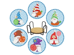 Posavasos Aislante Con Soporte, Kit De Arte De Diamantes Para Coche, Hogar Y Oficina Bd59 Siurn