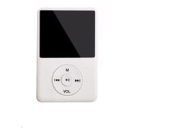 SZSMART  Leitor de Música  Mp3 Bluetooth(Branco / 16G)