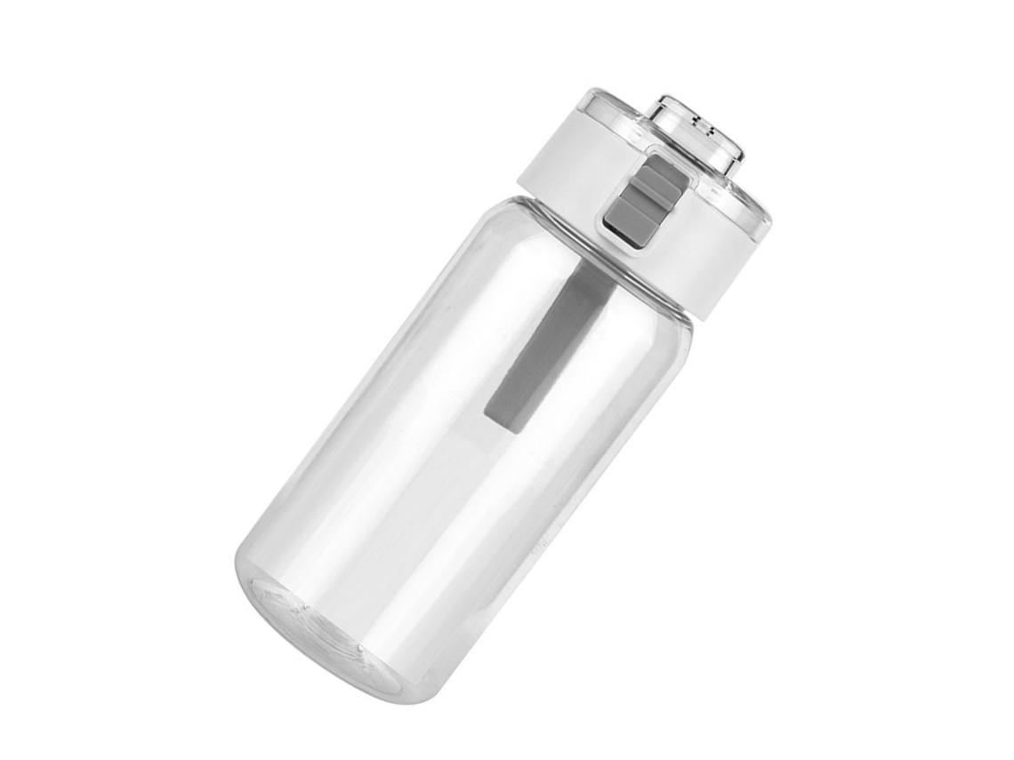 Botella De Agua Transparente De 550 Ml, Gran Capacidad, Portátil, Deportiva, Ideal Para Estudiantes Y Oficinas. Rosewell