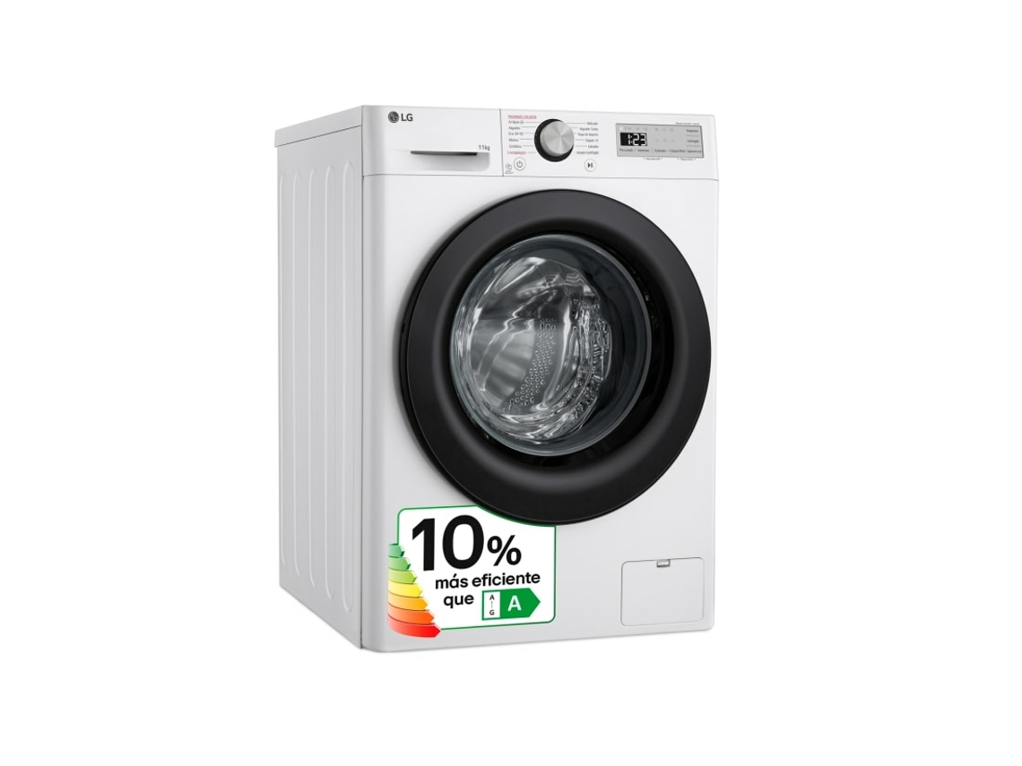 Lavadora LG F4WR5011A6F de carga frontal, 11 kg, 1400 rpm, blanca