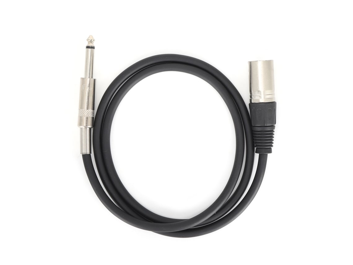 Cable De Audio Para Micrófono, Altavoces, Escenarios Y Dj, Con Conector Xlr Macho De 6,35 Mm A Conector Trs. Cable De