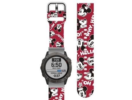 Correa Silicona Suave Personalizada Garmin Tactix 7 Pro Ballistics Edition Mickey y Minnie