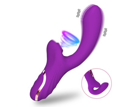 Vibrador de succión, estimulador de vacío para clítoris femenino, masturbador vaginal (púrpura) YIZHOOD