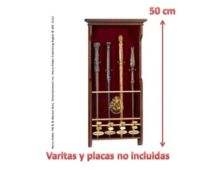 Exhibidor 4 varitas magicas THE NOBLE COLLECTION