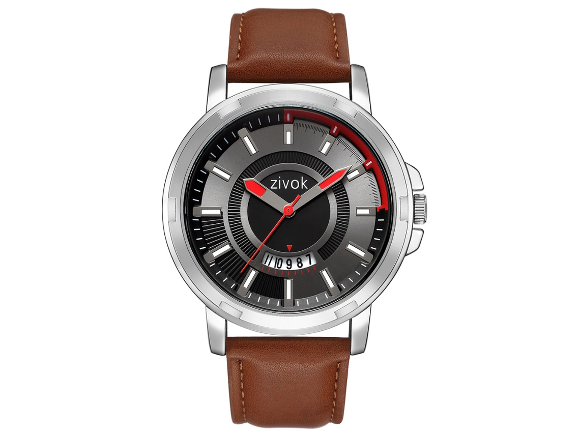 Reloj Deportivo Hombre Zivok De Cuarzo Con Correa De Cuero