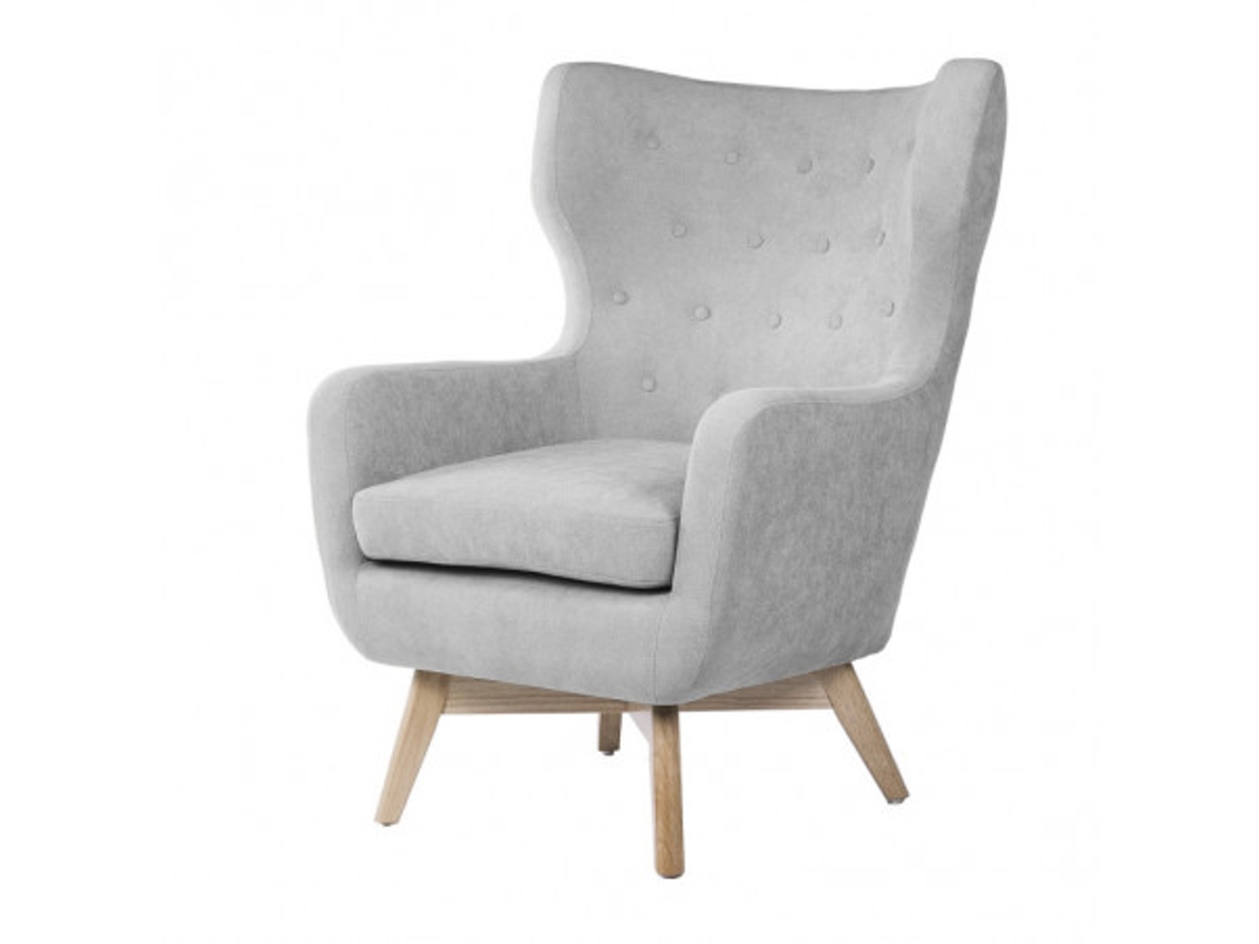 Sillón DUDECOR (Madera - Gris)