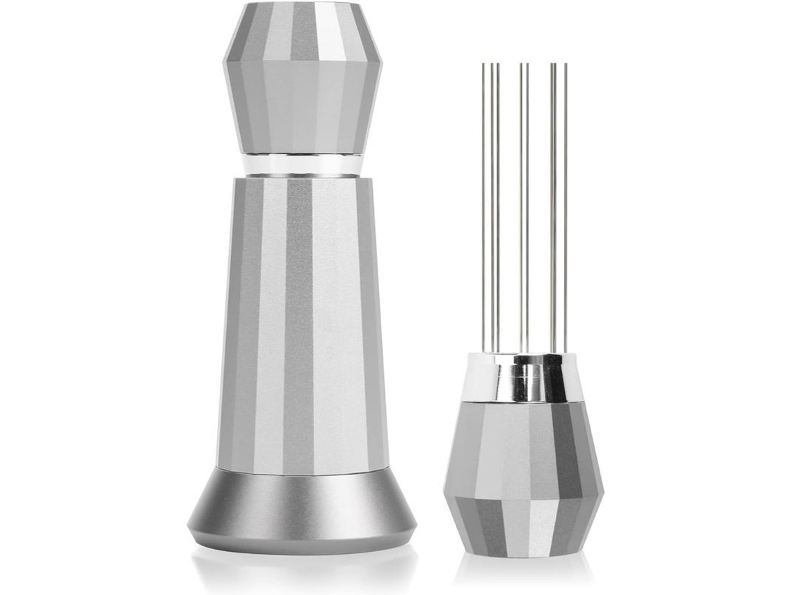 2026-herramienta Wdt Linjou Acero Inoxidable 304 Removible 8 Agujas 0.6mm Para Café Con Base Y Mango De Aleación De Aluminio